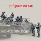 1/35 resin figures model kit Modern Russian special forces 9 man unassembled