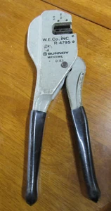 BURNDY MR10IWE   R-4795 RATCHETING CRIMPER CRIMPING TOOL - Picture 1 of 5