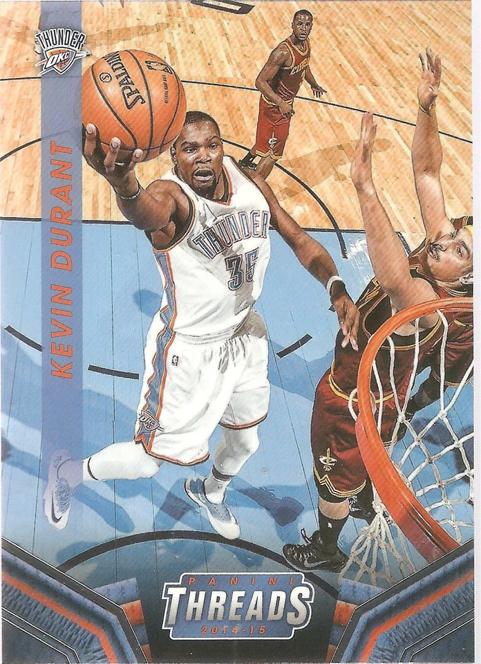 Kevin Durant Threads 14-15 #105 Oklahoma City Thunder Golden State Warriors - Image 1 of 1