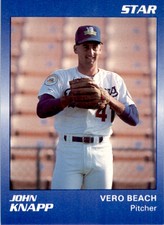 1990 Vero Beach Dodgers Star #17 John Knapp