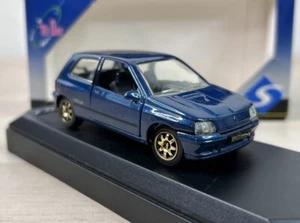 CLIO WILLIAMS RENAULT SOLIDO GN # 1531 BLUE 1/43 SCALE MODEL CAR - Picture 1 of 10