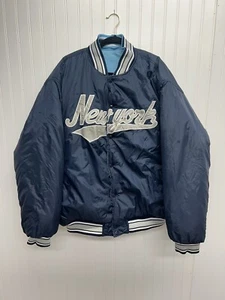 Vintage seltene einzigartige New York DDC Nylon Puffer Wendejacke Gr. 3XL - Bild 1 von 9