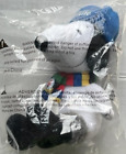 METLIFE Peanuts Snoopy 6 1/2” Plush Winter Olympics Blue Hat Multi colored Scarf