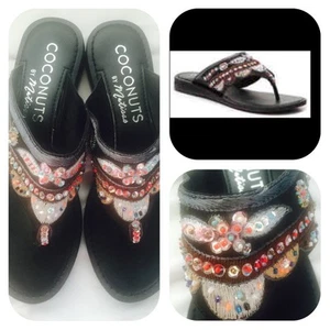 Coconuts By Matisse Beaded And Embroidered Sandal Size 7 NWOT - Picture 1 of 8