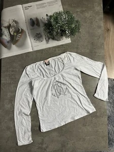 Roberto Cavalli Womens Logo Top Size M - Picture 1 of 7