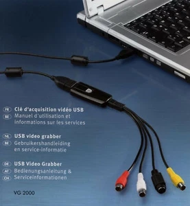 SilverCrest VHS DVD USB Audio Video Grabber inkl. Software Zum Digitalisierung - Bild 1 von 3