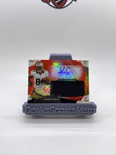 2014 Topps Finest Auto Jumbo Relics Red Refractor /75 Kenny Stills #AJR-KS Auto