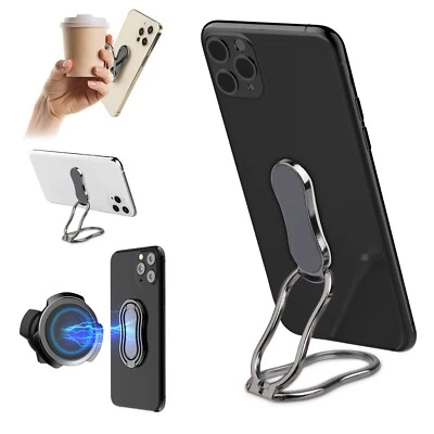 Soporte de montaje magnético 3 en 1 con anillo de agarre para dedo de 360 ° para teléfono celular para iPhone 12 Foto 1 de 4