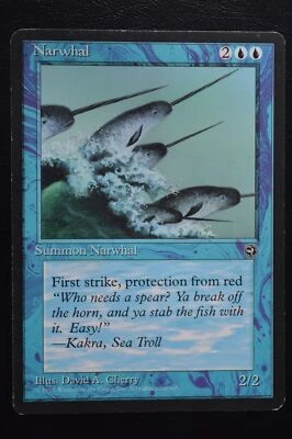 Magic The Gathering MTG NARWHAL Homelands LP Lightly Played - Image 1 of 2