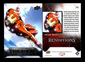 2024 UPPER DECK MARVEL RENDITIONS SPIDER-MAN #78 IRON MAN - Picture 1 of 1