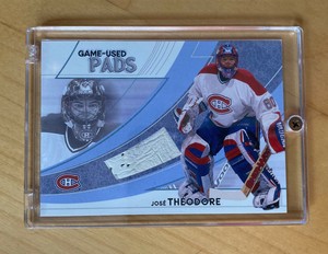 NHL 2002-03 BAP Between the Pipes Montreal Canadiens JOSE THEODORE