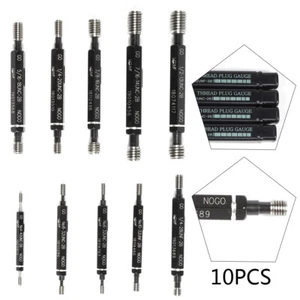 10 Pc Skd11 Thread Detection Tool Double End Thread Plug Gauge Go & No Go - Picture 1 of 9