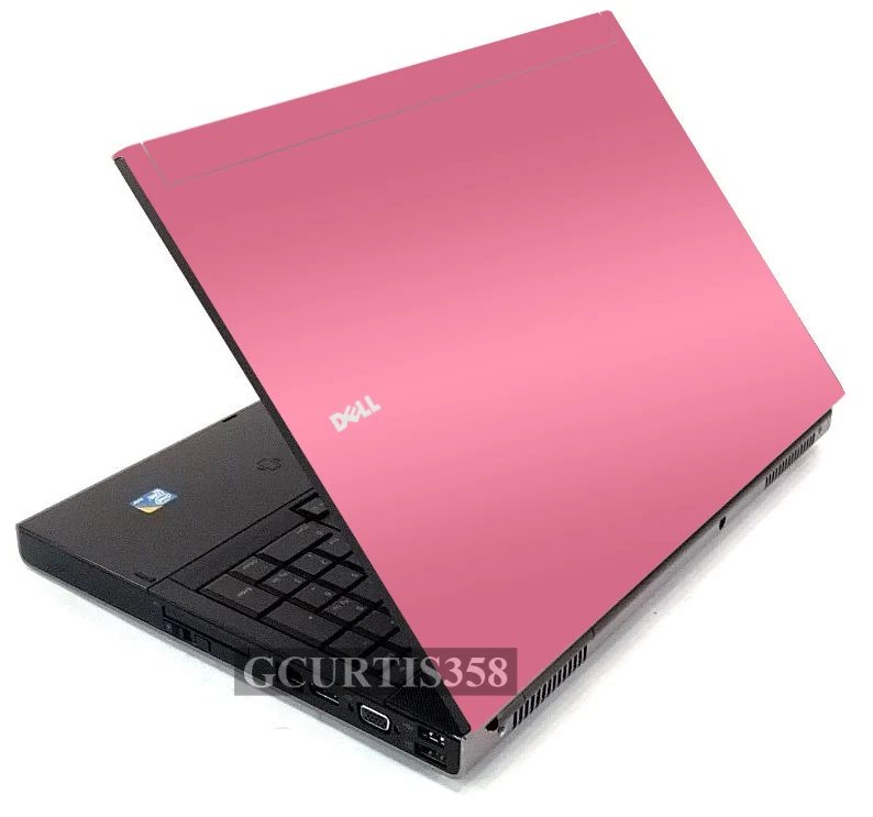 PINK Vinyl Lid Skin Cover Decal fits Dell Precision M6400 M6500 Laptop - Image 1 of 1