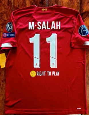 2019/20 New Balance Liverpool  #11 M.SALAH Champions League Winner Home Jersey - Image 1 of 4