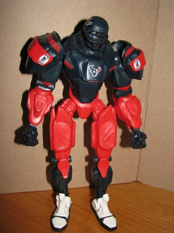 NFL Houston Texans FOX Sports 10" Robot CLEATUS Action Figure Version 2.0 LOOSE Cover