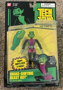 Raro 2004 Bandai Teen Titans Snake Shifting Beast Boy, sin usar, en paquete - Imagen 1 de 2