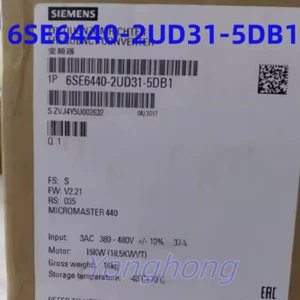 //1PCS Brand NEW Siemens inverter MM440 series 6SE6440-2UD31-5DB1 380V 15KW - Picture 1 of 4