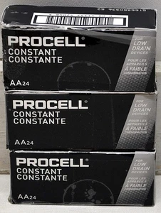72 AA Duracell Procell Constant Alkaline Batteries 1.5V (PC1500) - Picture 1 of 3