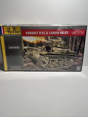 全新未拆封盒 Heller 雷诺 R35 和佳能 25 型号套件 — 第 1/4 张图片