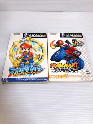 Lot 2 Super Mario Sunshine Kart W/Box Nintendo Game Cube GC Good Used Game Japan - Image 1 of 4