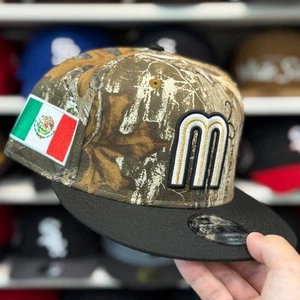 New Era México M 'Clásico Mundial de Béisbol' Realtree Camuflaje/Negro 9FIFTY Snapback - Imagen 1 de 4
