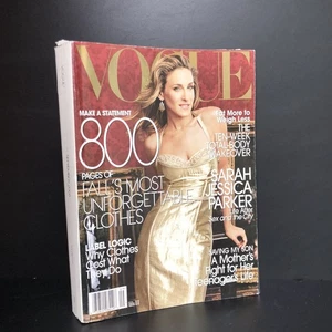 VTG Vogue Magazine September 2005 Sarah Jessica Parker Annie Leibovitz Fall - Foto 1 di 7