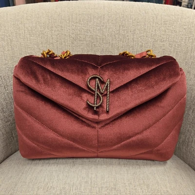 Steve Madden Velvet Shoulder Handbag - Image 1 of 4