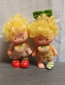 Vintage Lem und Ada Strawberry Shortcake Puppe Zwillinge  - Bild 1 von 4