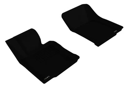 Floor Mats Custom Fit Liners Kagu All-Weather Black 1st Row L1MN00611509 - Image 1 of 4