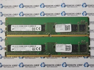 Set of 2 MICRON 4 GB DDR4 SERVER RAM PC4-2400T MTA9ASF51272AZ-2G3B1, SKU 18683 - Picture 1 of 1