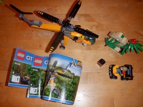 LEGO CITY: Jungle Cargo Helicopter (60158) used complete with instructions