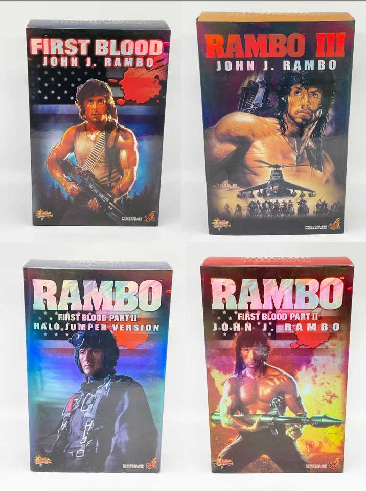 4x RAMBO / FIRST BLOOD 12" NUEVA COLECCIÓN RARO HOT TOYS SIDEHOW COLECCIONABLES... Foto 1 de 4