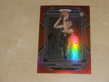2022-23 Panini Prizm Red Prizm #236 Nikola Jovic 056/299 Rookie RC