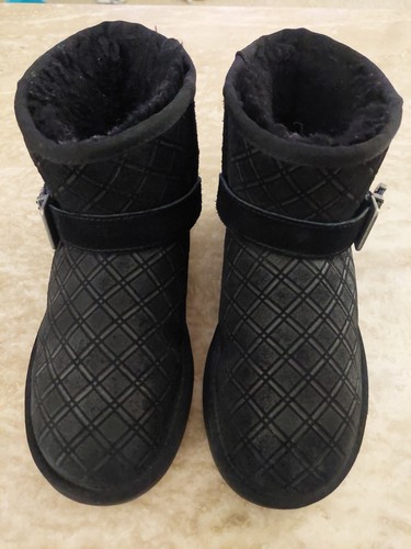 Stivali neri Ugg Marilu doppio diamante cristallo Swarovski taglia 5 US