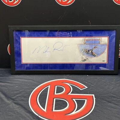 Mike Richter Autographed New York Rangers Framed 8x26 Photo Signed Steiner CX - Image 1 of 3