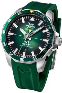 Vostok Europe Men's Wrist Watch Automatic Rocket N1 Green NH35A-225A710-SIGRE - Picture 1 of 6
