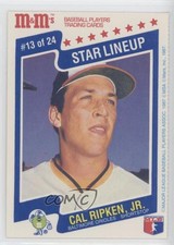 1987 M&M's Star Lineup Food Issue Cal Ripken Jr #13 HOF