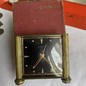 Vintage Swiss Cyma Alarm Clock - Picture 1 of 4