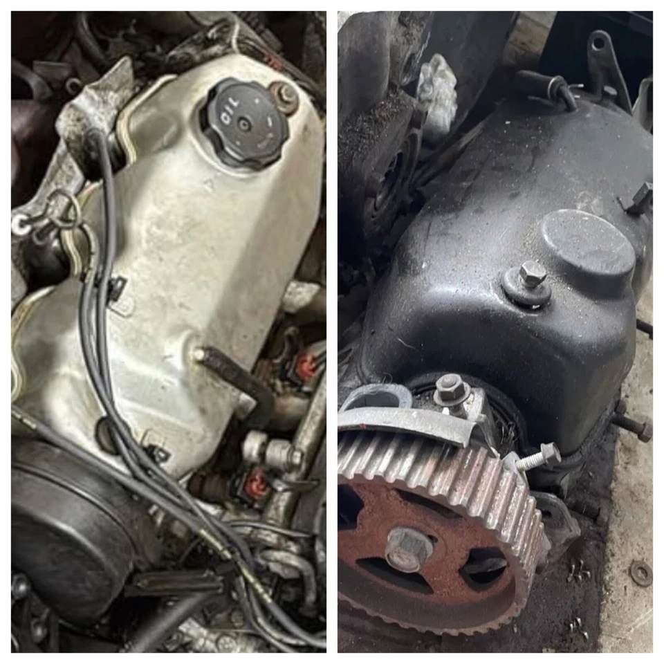 91-99 Mitsubishi 3000GT Dodge Stealth SOHC 6g72 Cylinder Head Front And Rear - Image 1 of 3