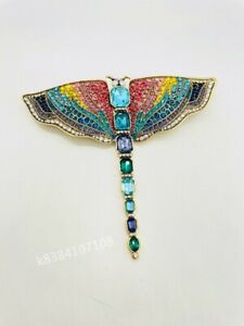 HEIDI DAUS Colorful Crystal Butterfly Brooch PIN 