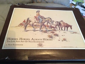 Nick Eggenhofer, Western Illustrator, Inscribed Horses, Horses, Always Horses - Picture 1 of 6
