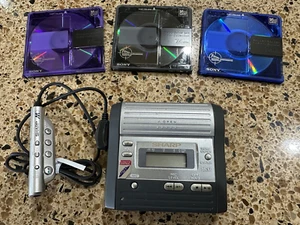 Sharp MD-MT290H Portable Minidisc MDLP Player + 3 used discs - READ - Picture 1 of 15