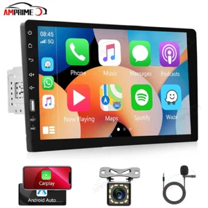 Single 1Din 9 Autoradio CarPlay Android Auto Touchscreen Bluetooth EQ FM +Camera - Bild 1 von 20