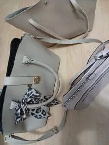 3 Damen Taschen gebraucht Klein+Mittel KUNSTLEDER - Bild 1 von 24