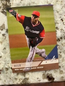 2018 TOPPS NOW PLAYERS WEEKEND CARD ATLANTA BRAVES ANIBAL SANCHEZ #PW-15 - Picture 1 of 1