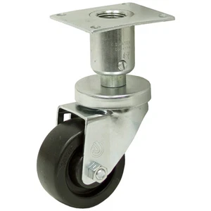 Rueda de altura ajustable 3x1-1/4 placa giratoria 1-4065 - Imagen 1 de 1