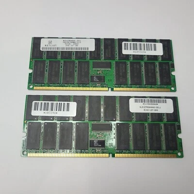 Netlist Dell 2GB (2x1GB) DDR 266MHz PC-2100 | Server Ram | NL9127RD64042-D21J | - Image 1 of 3