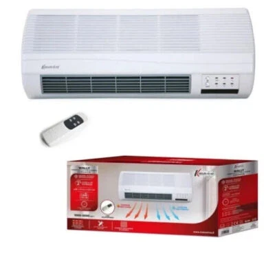 KASAVIVA TERMOVENTILATORE A PARETE CERAMICO WALLY 2000W COD 1645694 FUNZIONA CAL