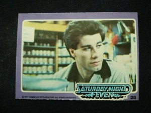 1977 Dunruss Saturday Night Fever Card # 28 (VG/EX)