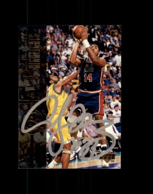 Alonzo Mourning Signed 1994-95 Upper Deck #179 IPA In Person Autograph - Image 1 of 2